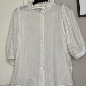 Hayden white shirt medium 100% cotton